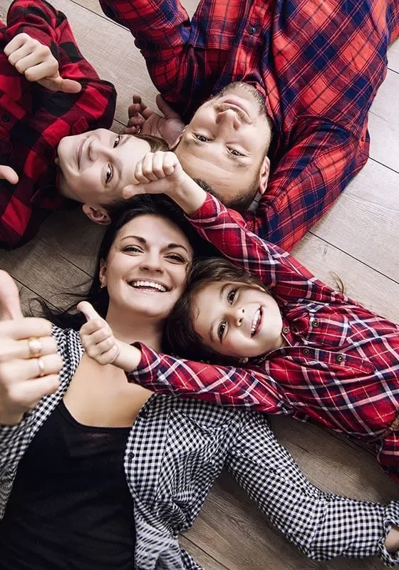 AfterHardwoodInstall Happy family | Bell County Flooring